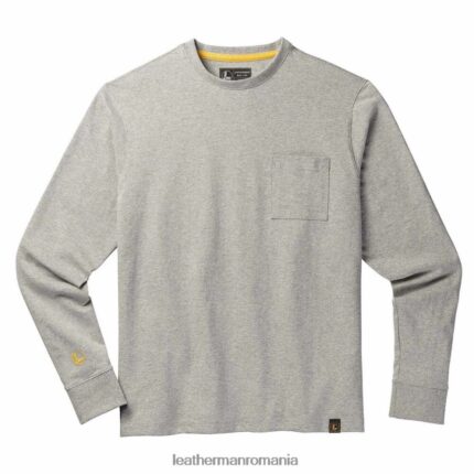 Leatherman tricou cu mânecă lungă basics gri îmbrăcăminte JVJ80X86