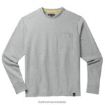 Leatherman tricou cu mânecă lungă cu ștampila mărcii gri îmbrăcăminte JVJ80X91 - Image 3