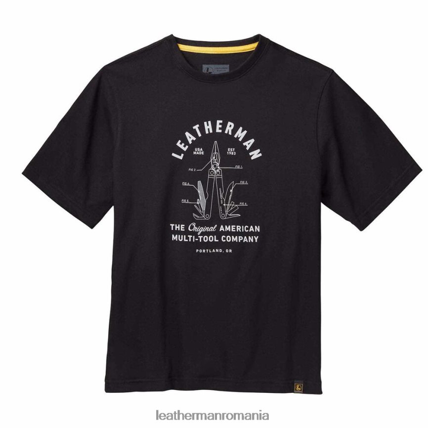 leatherman_tricou_cu_maneca_scurta_pst_heritage_negru_imbracaminte_jvj80x97.jpg Leatherman tricou cu mânecă scurtă pst heritage negru îmbrăcăminte JVJ80X97 - Image 1